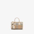 BURBERRY Mini Check Bowling Bag