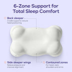 2 CloudAlign Pillows + 2 Free Cooling Pillowcases