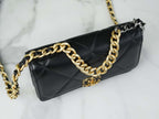 Chanel 19 WOC Wallet On Chain AP0957 BLACK Flap Bag