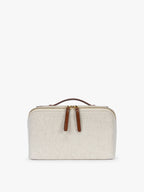 Colette Lay-Flat Toiletry Bag in Canvas