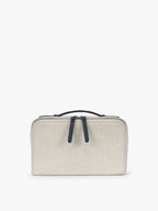 Colette Lay-Flat Toiletry Bag in Canvas