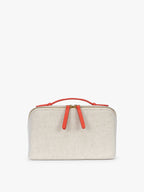 Colette Lay-Flat Toiletry Bag in Canvas