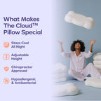 CloudCool™ Cooling Comforter + 2 CloudAlign Pillows + Weighted Eye Mask