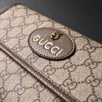 Gucci Ophidia GG Supreme Mini Belt Bag – Beige/Ebony with Web Stripe