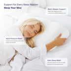 CloudCool™ Cooling Comforter + 2 CloudAlign Pillows + Weighted Eye Mask