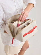 Colette Lay-Flat Toiletry Bag in Canvas