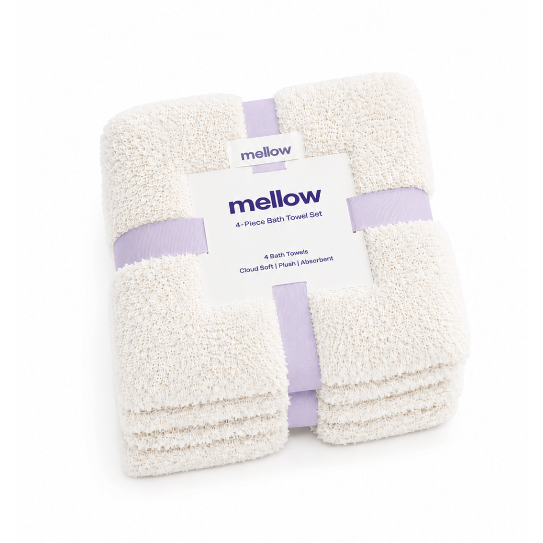 Cloud Plush Bath Towels (4-Pack)