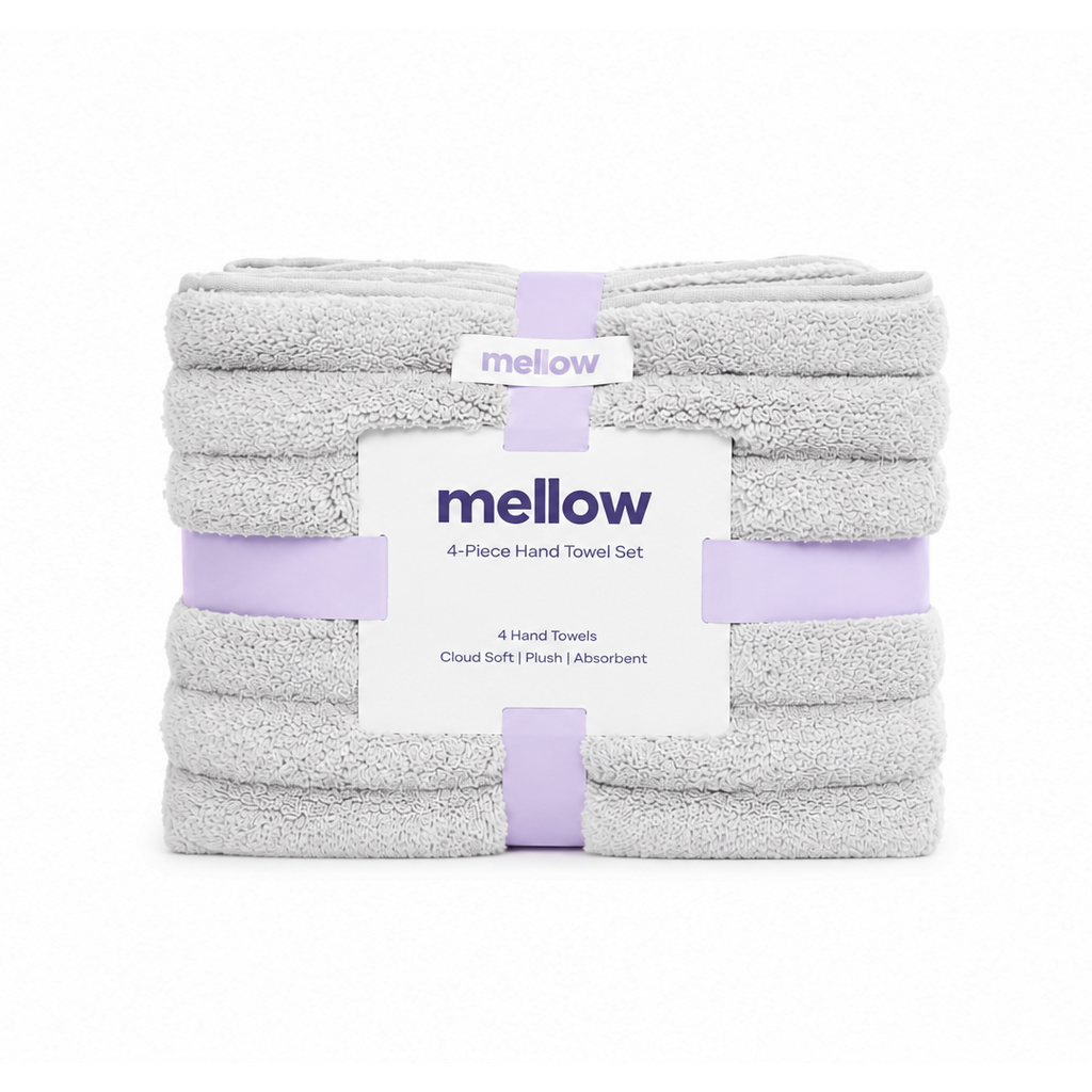 Ribbed Hand Towels (4-Pack)