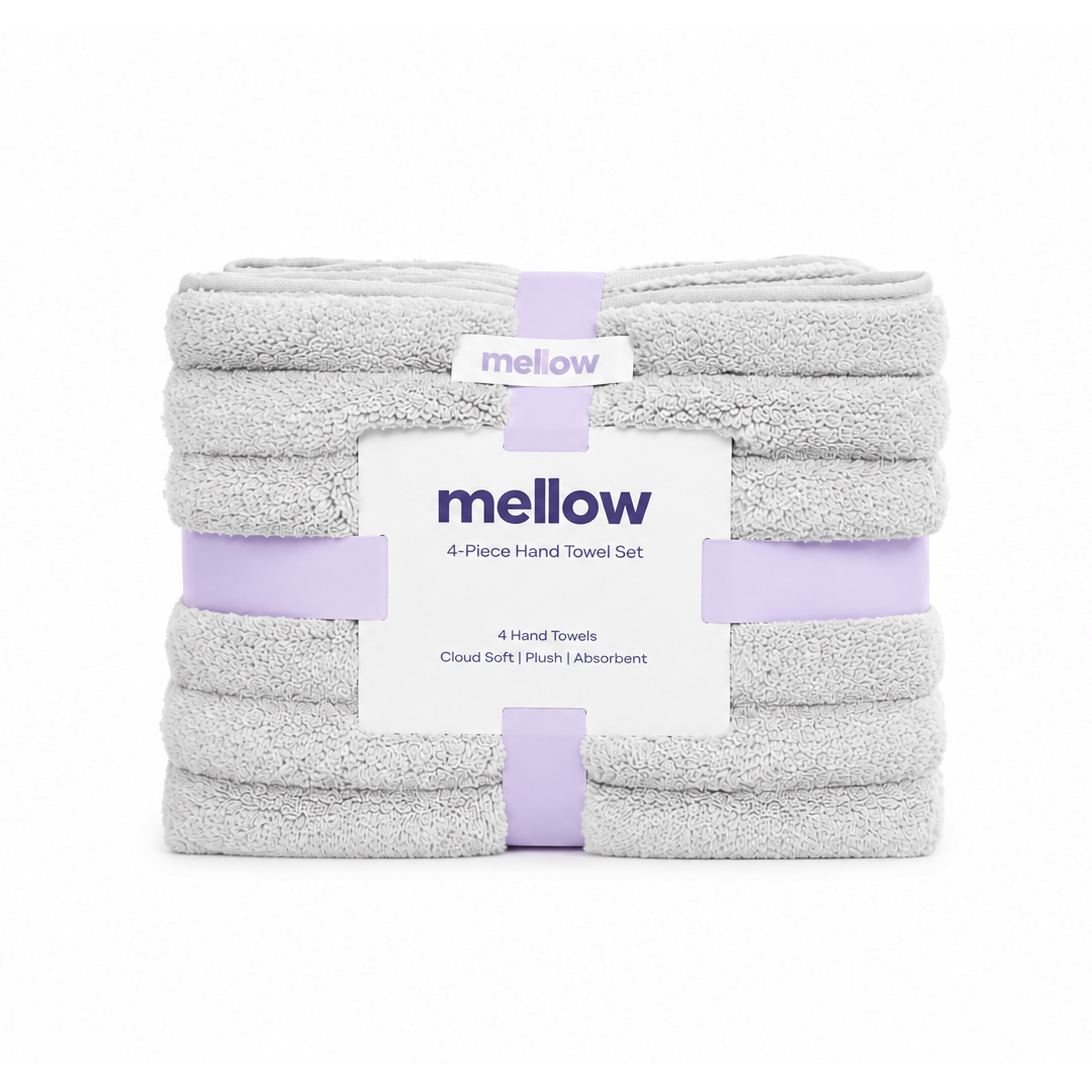 Ribbed Hand Towels (4-Pack)